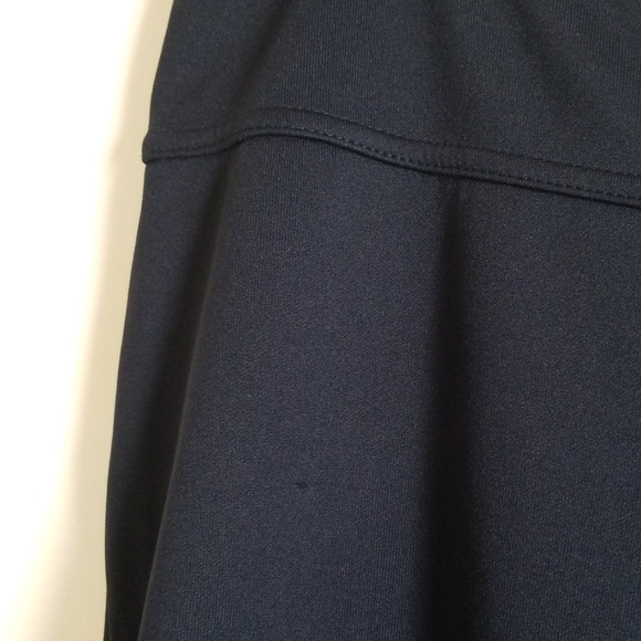 Nike Navy Striped Zip Front Cropped Pant - Picture 4 of 6